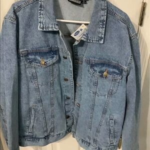 MONOPOLY denim Jean Jacket- NWT - official merchandise -